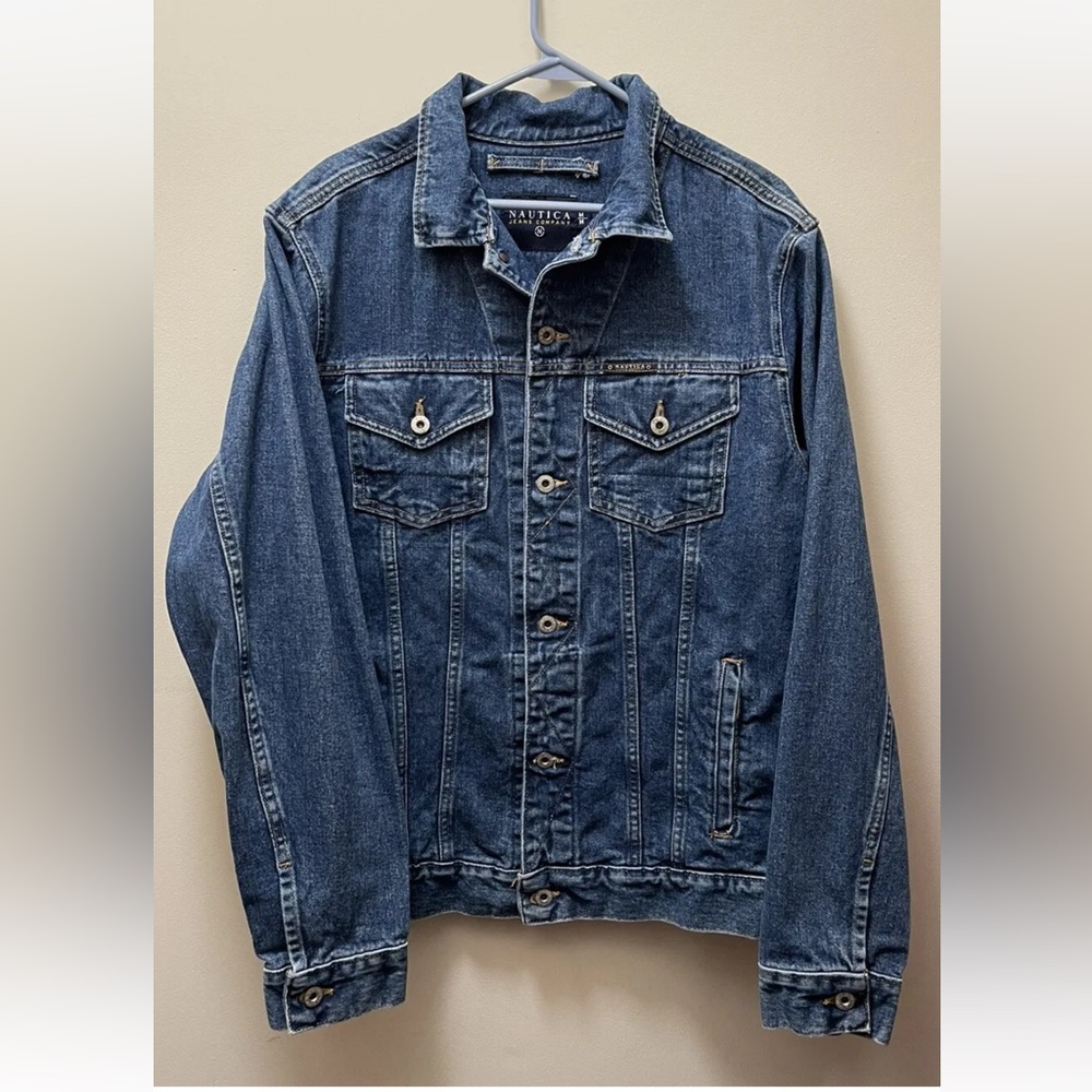 90’s Nautical oversized  Denim Jacket